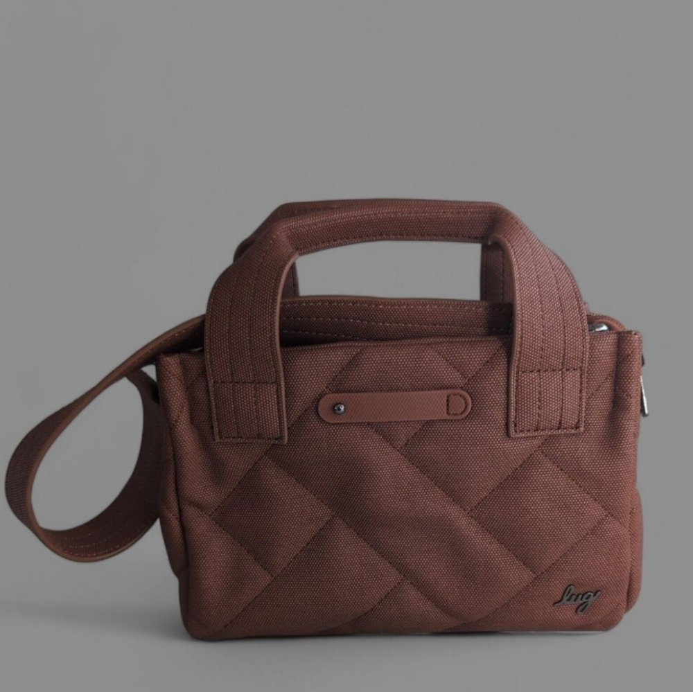 Lug Jitterburg Matte Luxe Crossbody Bag Copper Purse